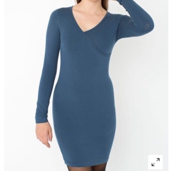 American Apparel Dresses & Skirts - American Apparel Black Crossover Dress